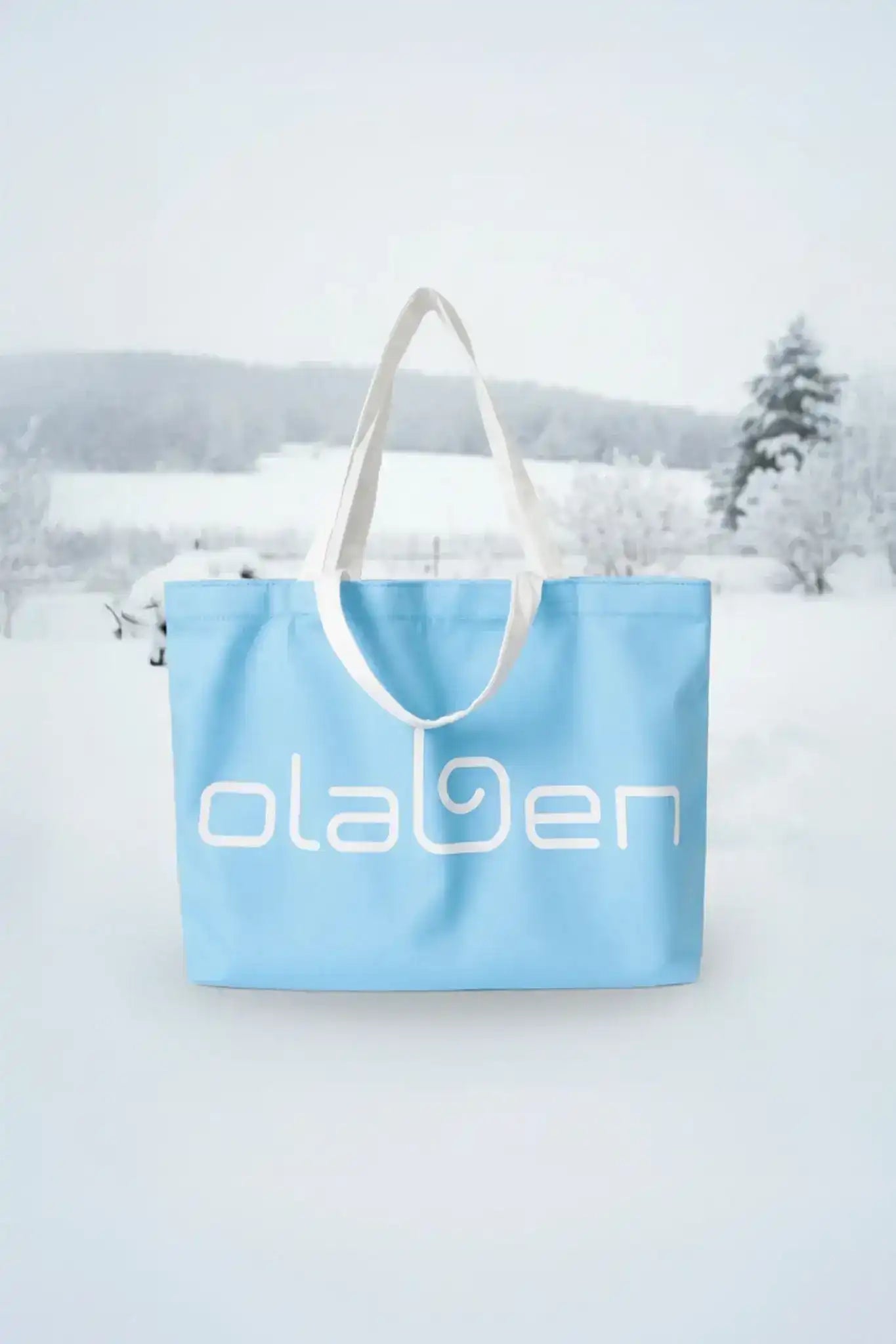 Olaben Multi Strap Canvas Tote Bag - Glacier Blue | Olaben
