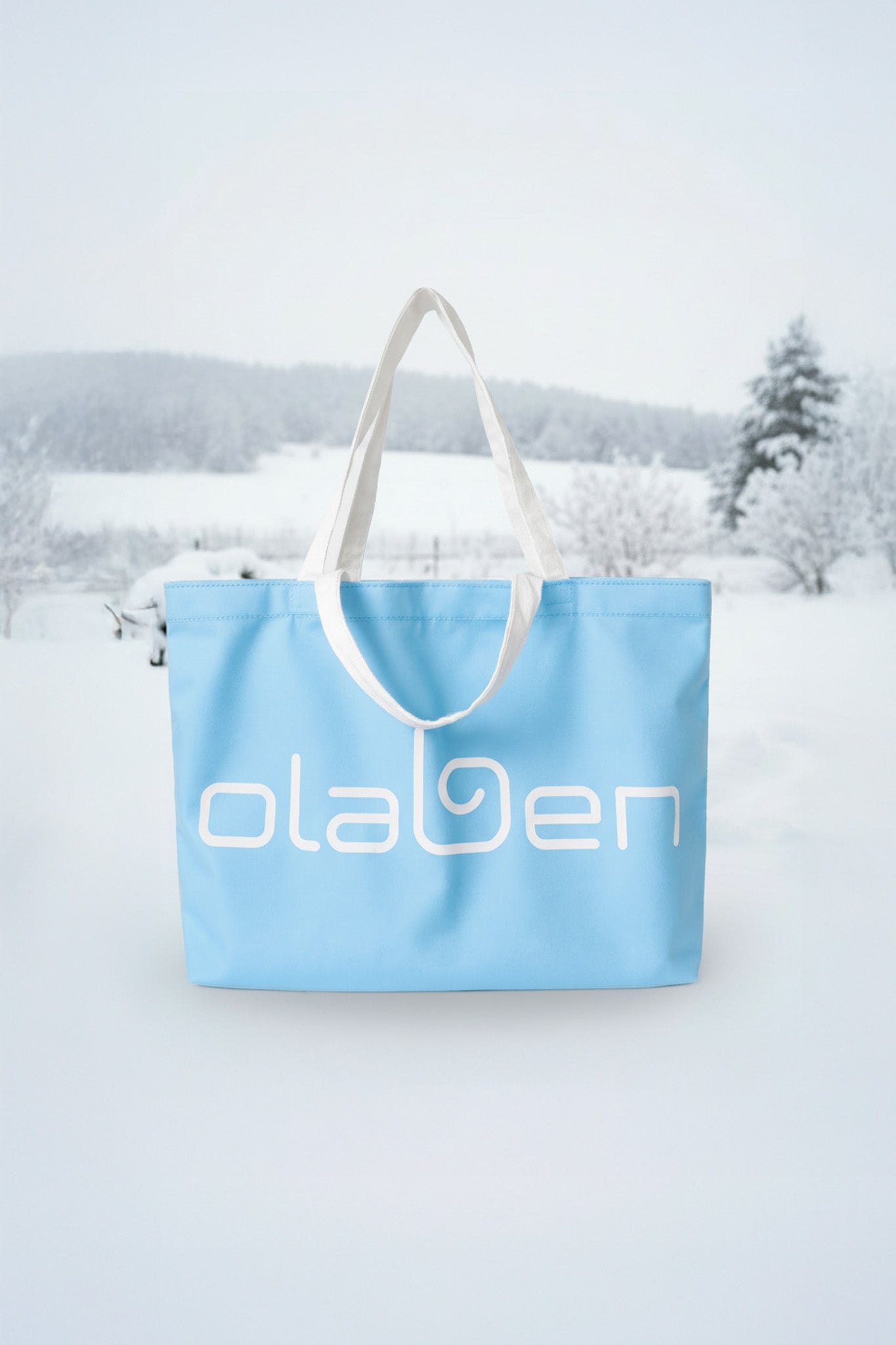 Olaben Multi Strap Canvas Tote Bag - Glacier Blue