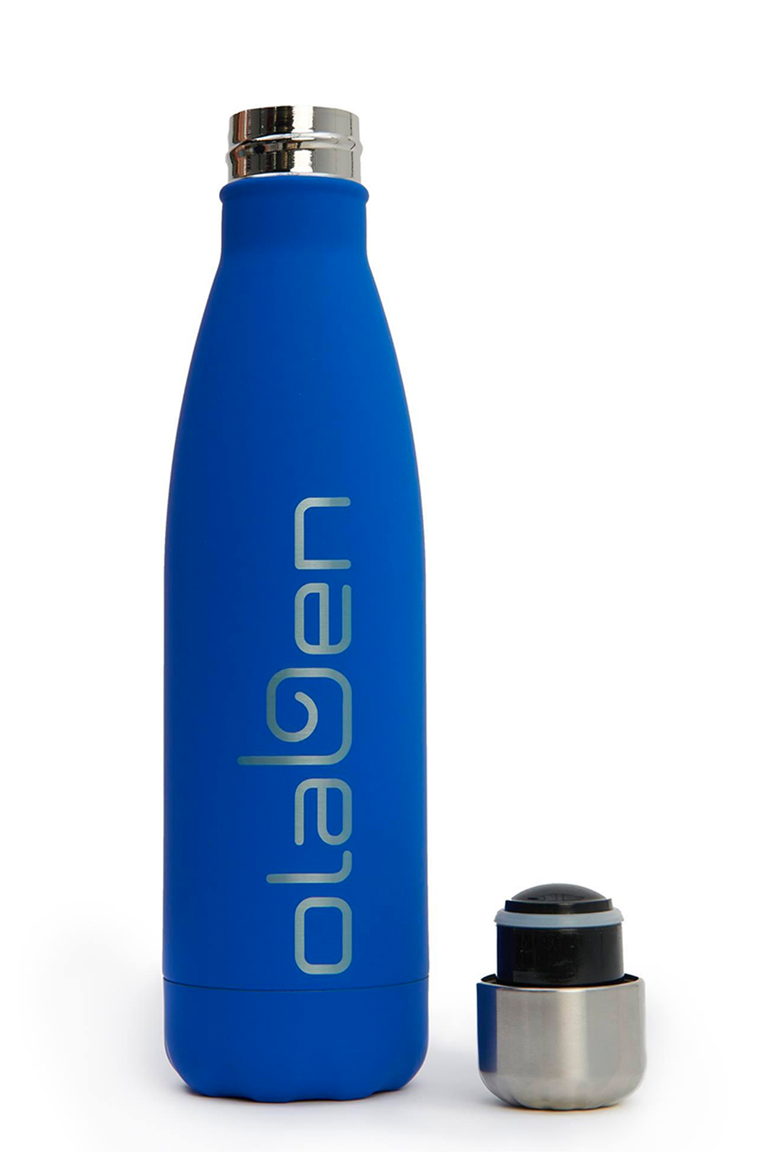 blue water bottle equipment for outdoor use