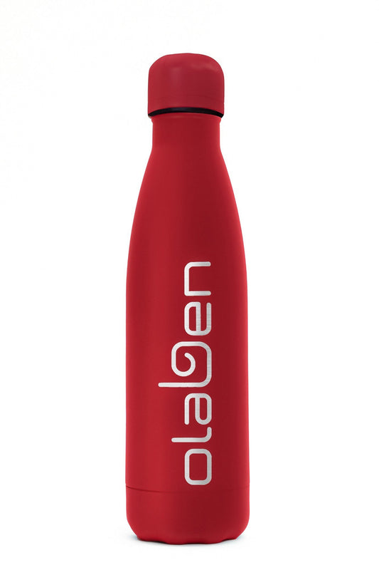 Red burgundy water bottle equipment for outdoor use, model OW-0166-UEQ-RD-2, shown in image 1.