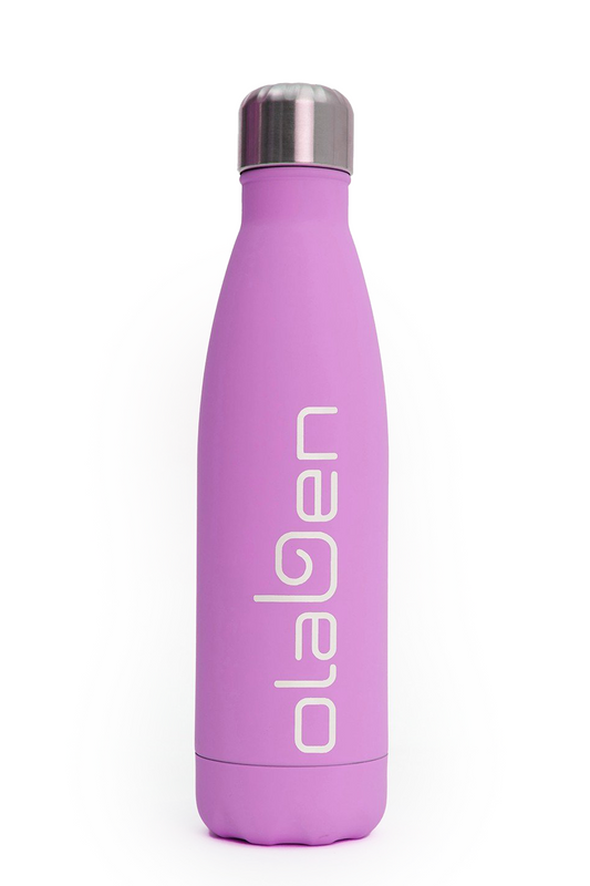 Royal Purple water bottle equipment for outdoor use