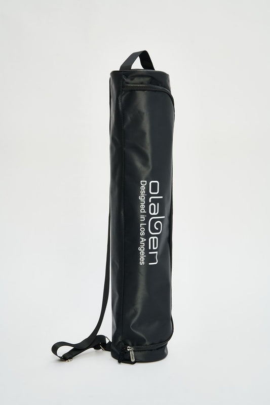 Black yoga mat bag with two yoga mats - OW-0156-UYM-BK - product image.