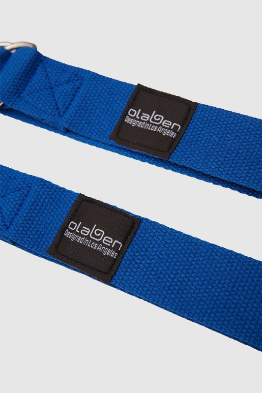 Blue yoga strap equipment for stretching and flexibility - OW-0157-UEQ-BL_1.jpg