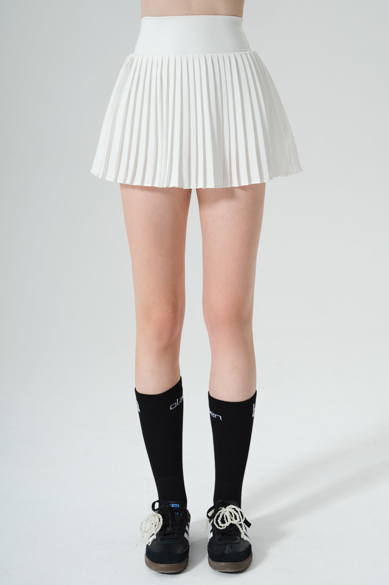 Elite Pleated Skirt - White