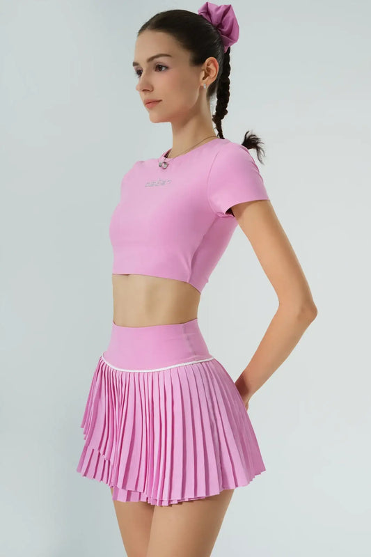 All Day Short Sleeve Crop - Blossom - Olaben