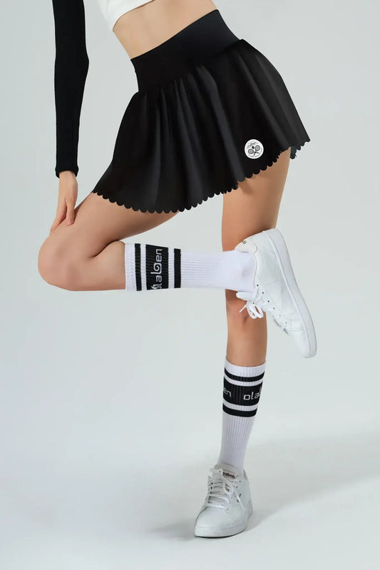 Prestige Tennis Skirt - Black - Olaben