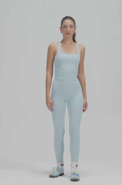 Evo Racerback Tank - Glacier Blue