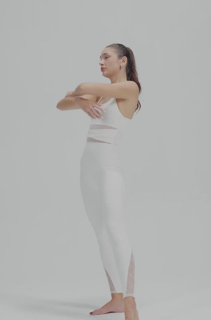 Pristine Monogram Jumpsuit - White