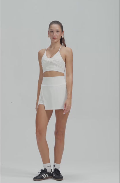 Lani Monogram Bra - White