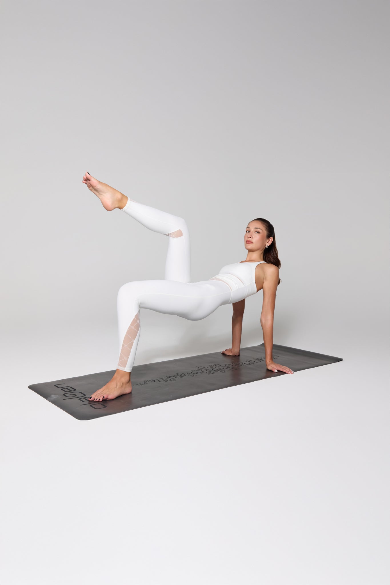 Pristine Monogram Jumpsuit - White