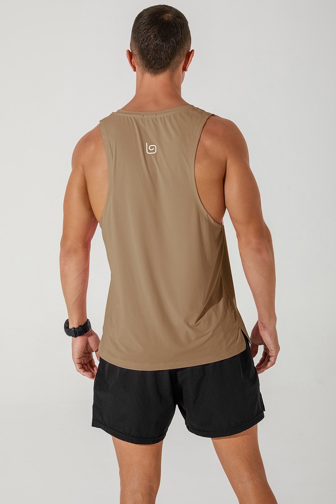 Ricard Tank Men's Tank Top in Cappuccino Beige - Stylish and Comfortable Fashion Choice.