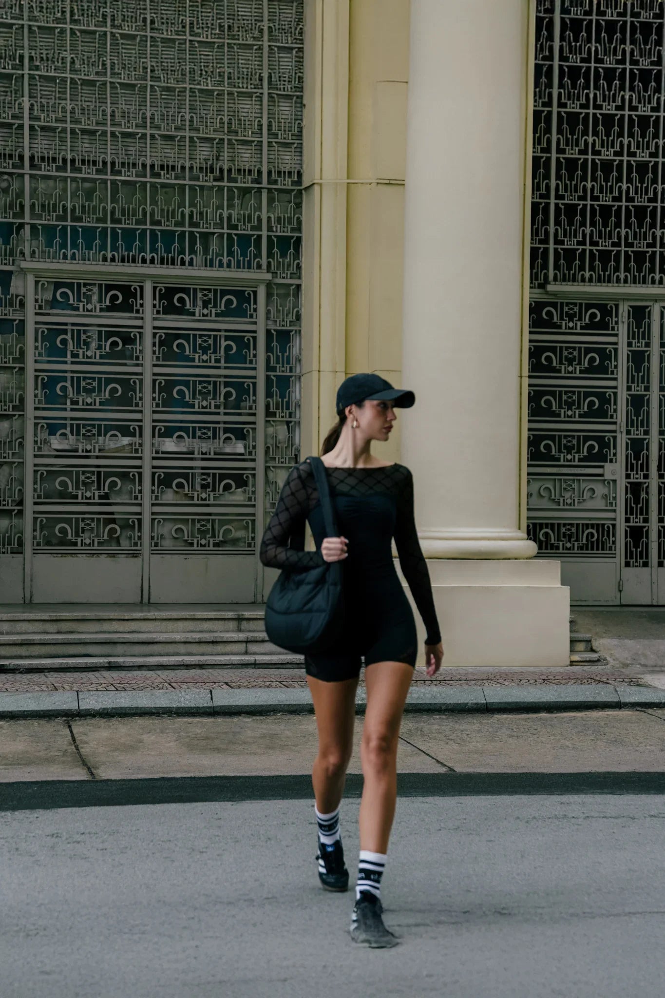 Silas Monogram Shorts - Black - Olaben