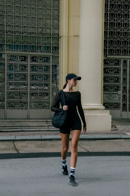 Silas Monogram Shorts - Black - Olaben