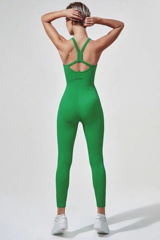 Suave Pulpa Jumpsuit - Fern Green - Olaben