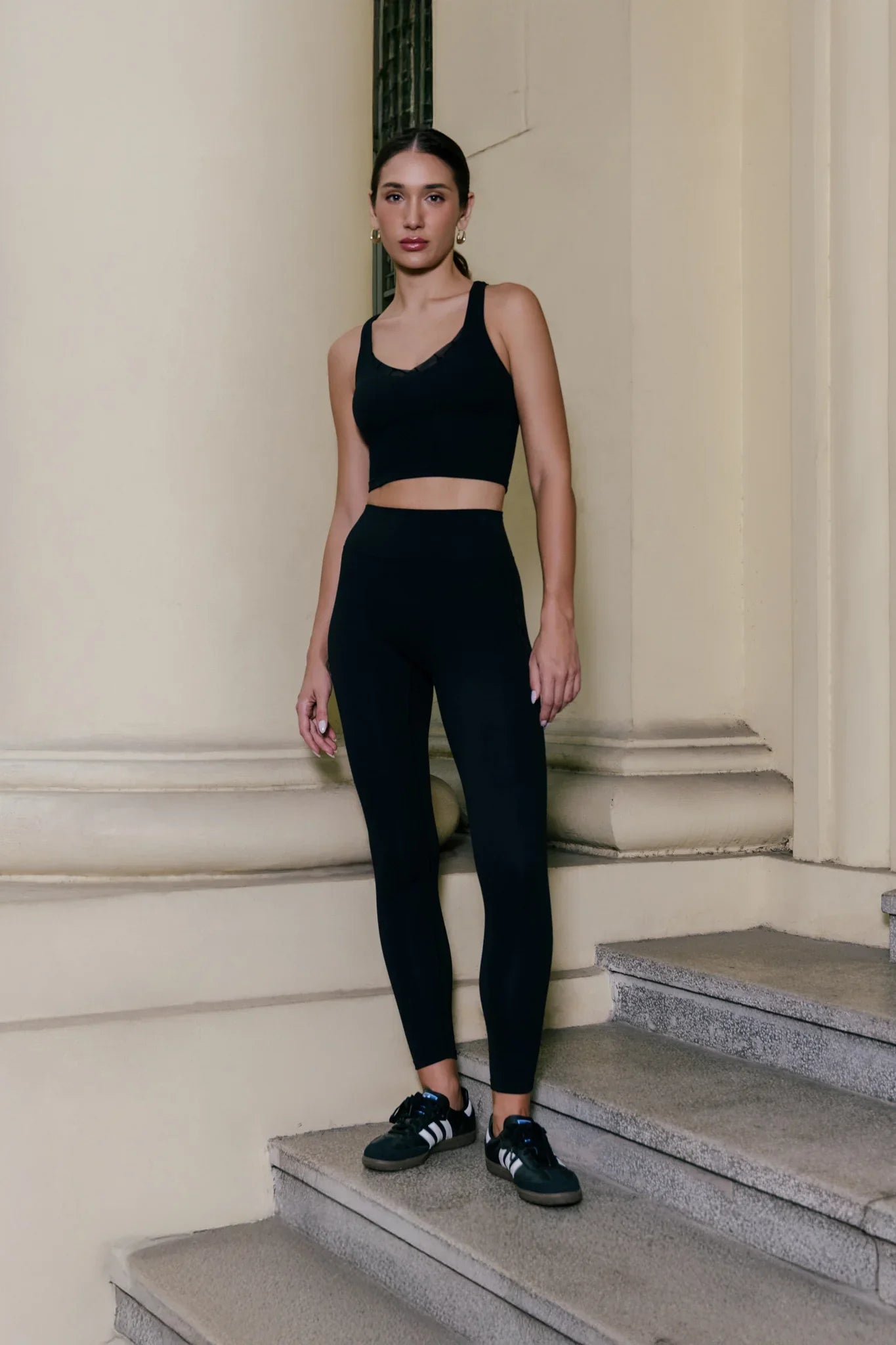 Sylvie Monogram Bra - Black - Olaben