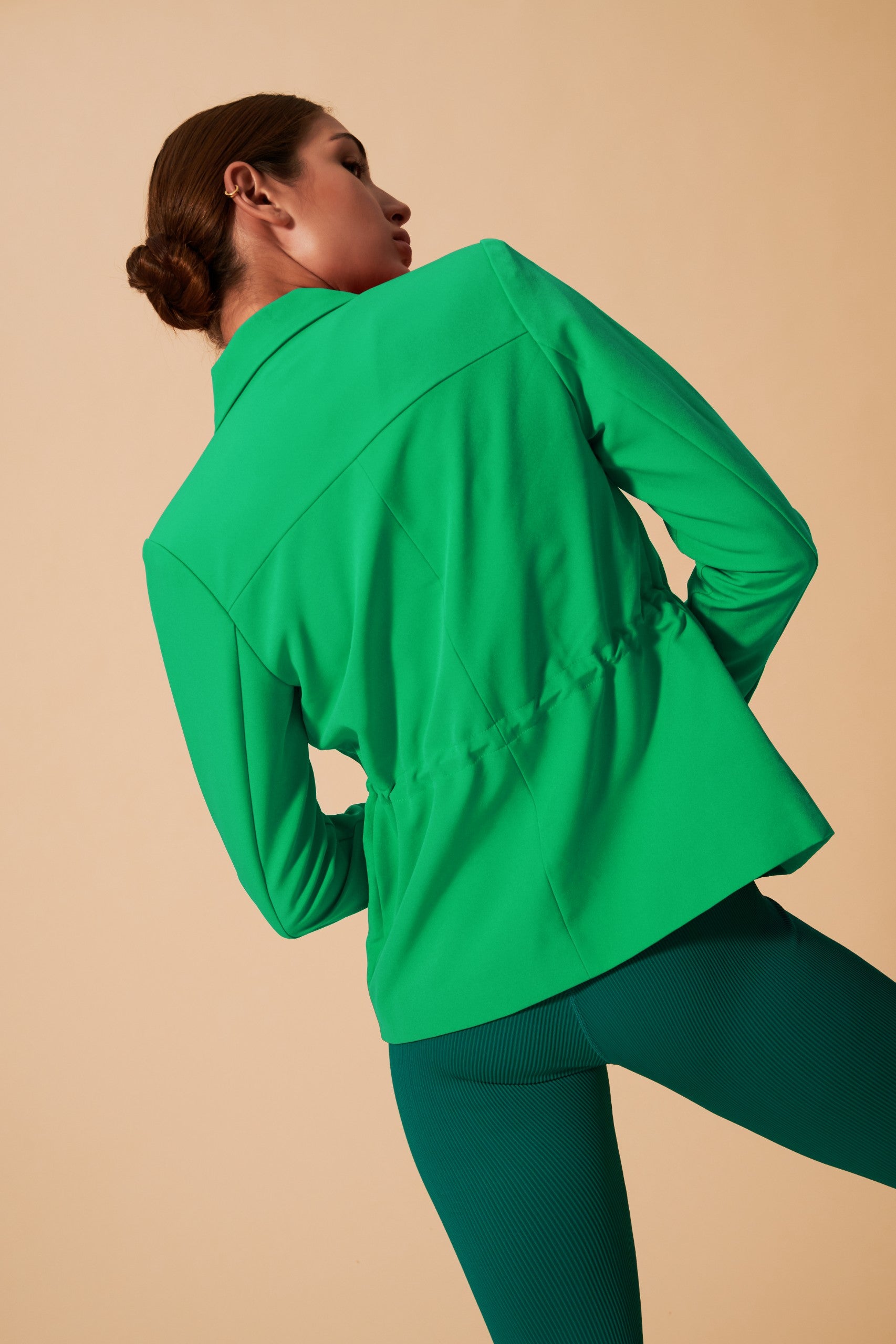 Stylish green women's blazer jacket with a touch of elegance - OW-0132-WJK-GN_1.jpg.