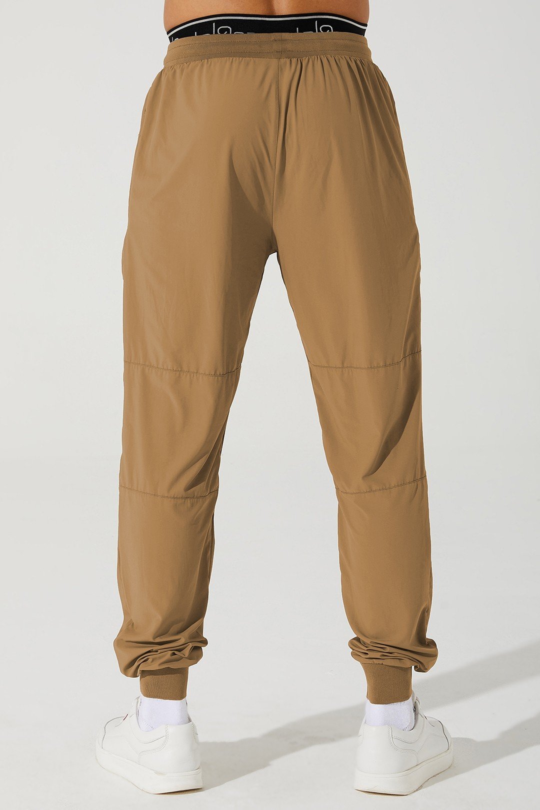 Men's cappuccino beige trousers with Travis Pant brand, style OW-0029-MTR-BG, shown in image 2.