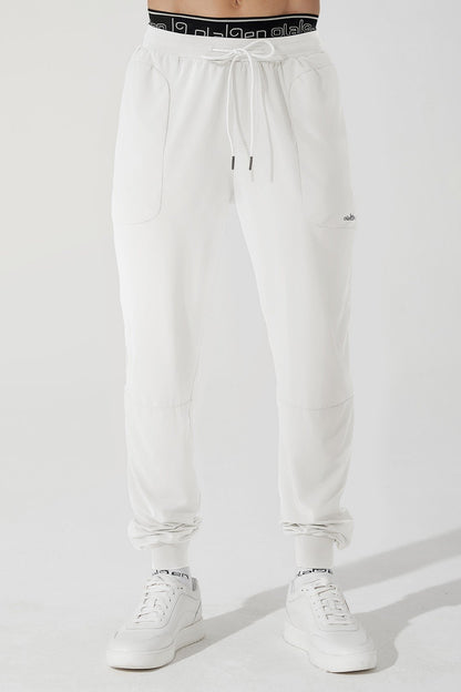 White men's trousers by Travis Pant, style OW-0029-MTR-WT, shown in image 2.