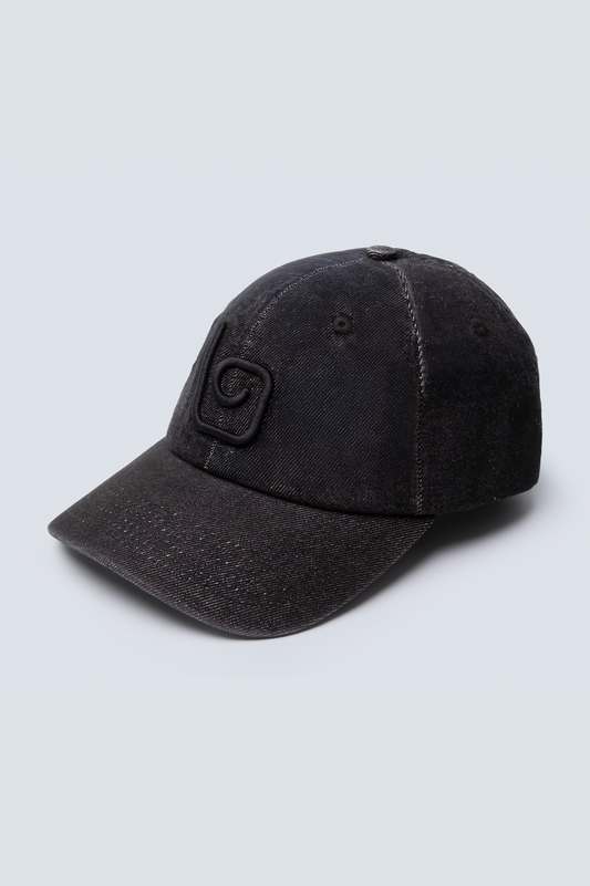 Washed Olaben Cap - Black
