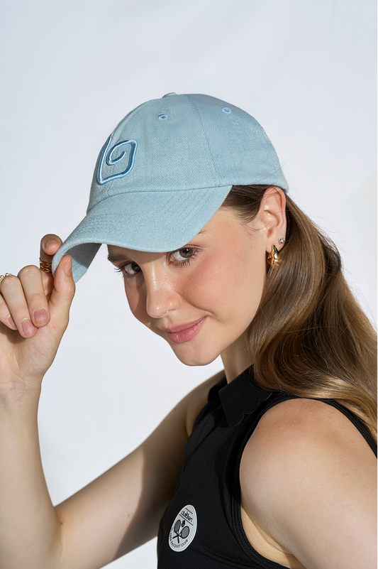 Washed Olaben Cap - Denim