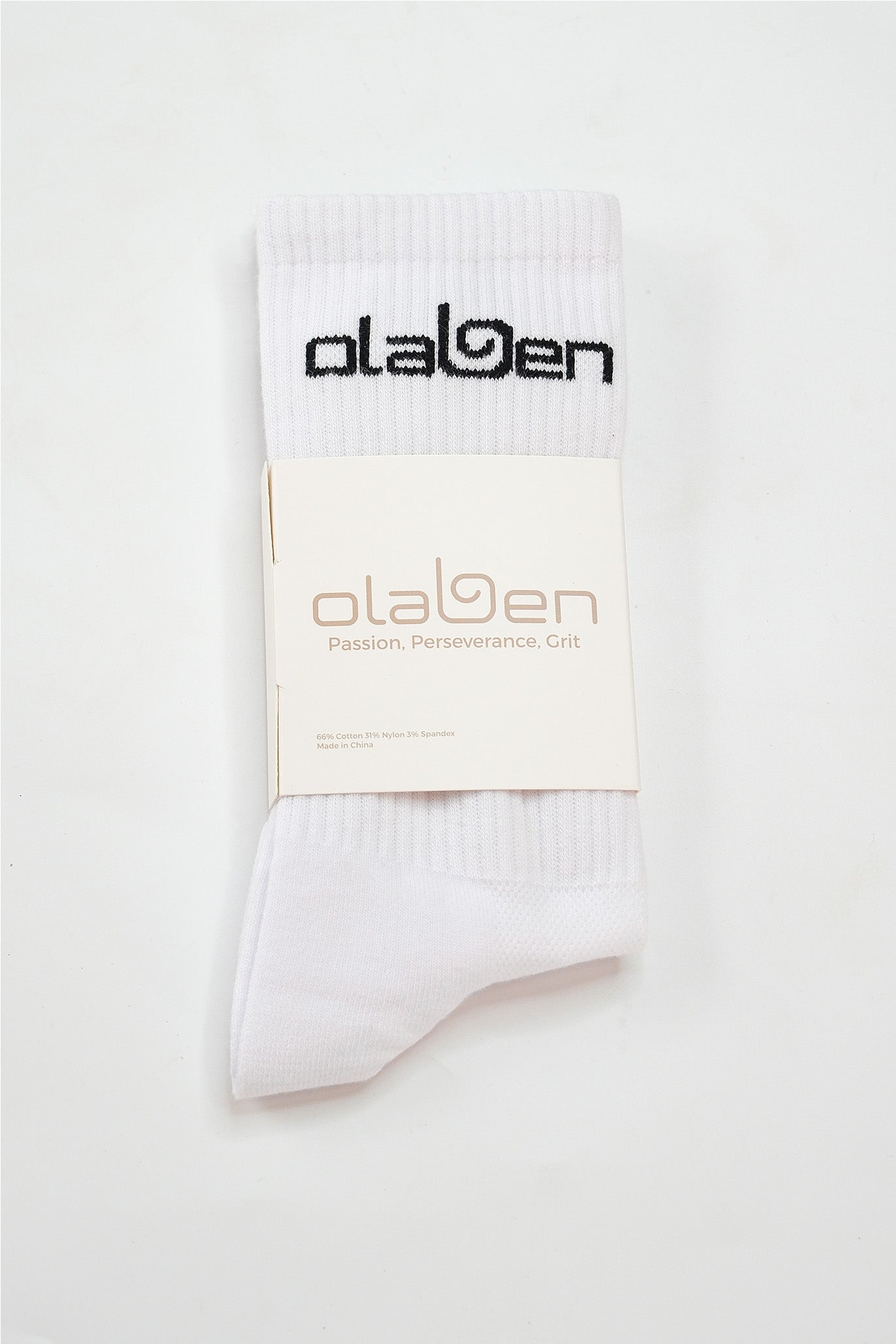 Olaben Quarter Socks - White